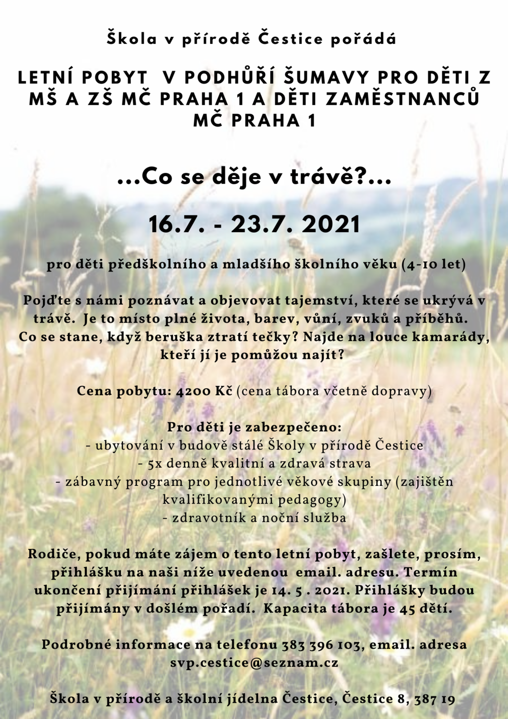Co se děje v trávě 16.7. 23.7. 2021 2