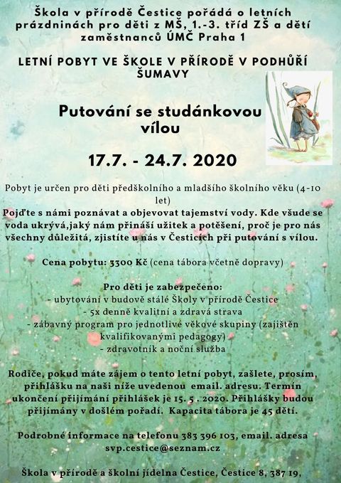 plakát tábor2020 studánky